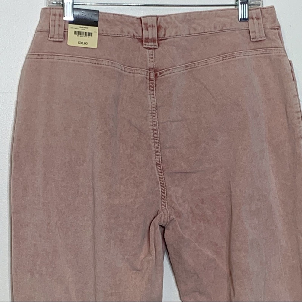 NWT St‎ John’s Bay Shell Pink Super Soft Corduroy Stretch Jeans